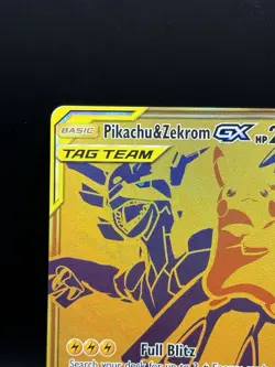 Pikachu & Zekrom GX SM247 Reshiram & Charizard GX SM248 (2) Card Lot Promos - Image 3