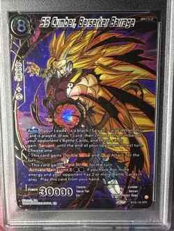 Dragon Ball Super Card Game SS Cumber Berserker Barrage #BT20-130 PSA 10 - Image 2