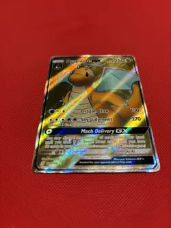 Pokemon TCG Dragonite GX Full Art Ultra Rare Holo Card Unified Minds 229/236 - Image 2