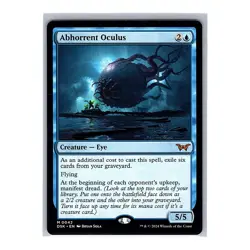Abhorrent Oculus #42 Regular Mythic MTG 2024 Duskmourn: House of Horror - Image 1