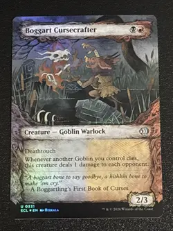 MTG Lorwyn Eclipsed Boggart Cursecrafter Showcase Foil 0331 NM - Image 1