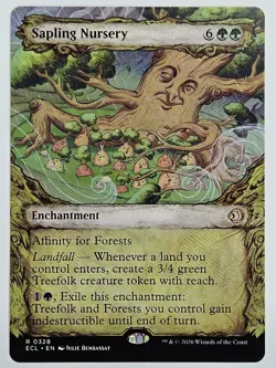 MTG Lorwyn Eclipsed - ECL 328 Sapling Nursery (Showcase) - Rare - Image 1