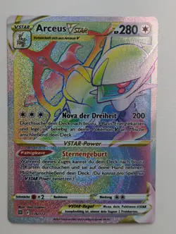 Arceus-VSTAR 176/172 RAINBOW Strahlende Sterne NM Deutsch Pokemon - Image 1
