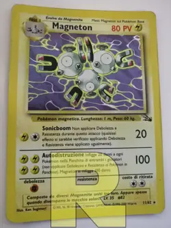 Magneton ® Fossil 11/62 ® Rara Holo Foil ® Pokemon ® Italiano ® Good - Image 1