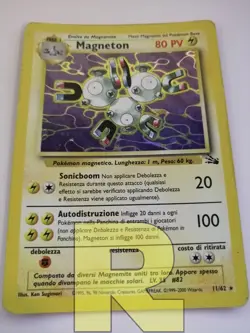 Magneton ® Fossil 11/62 ® Rara Holo Foil ® Pokemon ® Italiano ® Good - Image 2
