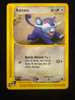 Pokemon TCG Rattata Expedition Card 128/165 - Yuka Morii - MINT CONDITION - Image 1