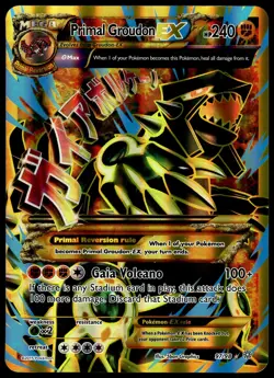 Primal Groudon EX 97/98 JUMBO OVERSIZED Black Star Promo Pokemon Card - Image 1