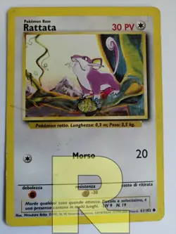 Rattata ® Set Base 61/102 ® Comune ® Pokemon ® Italiano ® Good- - Image 1