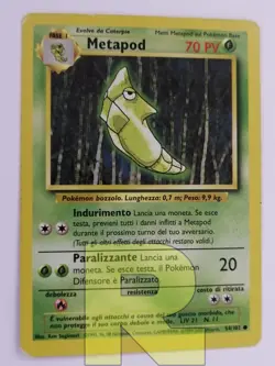 Metapod ® Set Base 54/102 ® Comune ® Pokemon ® Italiano ® EX - Image 1