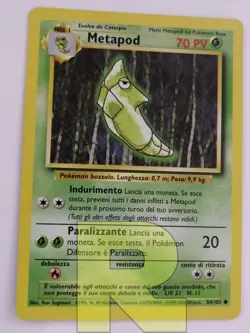 Metapod ® Set Base 54/102 ® Comune ® Pokemon ® Italiano ® EX - Image 3