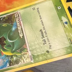 Treecko ~ 70/106 ~ Stamped Holo ~ EMERALD ~ HEAVY PLAY ~ Pokemon Card - Image 2