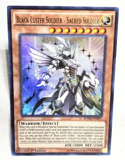 Black Luster Soldier - Sacred Soldier BOSH-EN097 Breakers of Shadow 1st Edition - Image 1