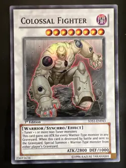 Yu-Gi-Oh! TCG Colossal Fighter 5D's Starter Deck 5DS1-EN043 1st Edition Super... - Image 1