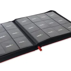 Vault X Zip Binder XL - Red - 12-Pocket Sideloading Exo-Tec for 624 Cards - New - Image 3