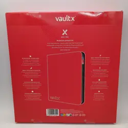 Vault X Zip Binder XL - Red - 12-Pocket Sideloading Exo-Tec for 624 Cards - New - Image 4