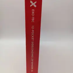 Vault X Zip Binder XL - Red - 12-Pocket Sideloading Exo-Tec for 624 Cards - New - Image 5