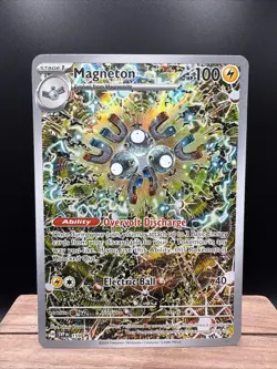 Magneton SVP 159 Black Star Promo Holo Card Surging Sparks, Pokemon TCG Full Art - Image 1