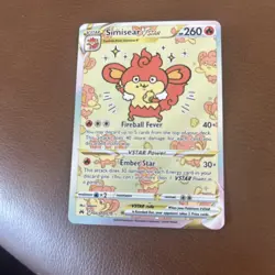 Pokemon TCG Simisear VSTAR Galarian Gallery Crown Zenith Card GG37/GG70 - Image 1