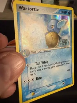 Wartortle 43/100 Holo EX Crystal Guardians Stamped Pokemon Card 2006 TCG - Image 2