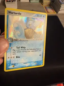 Wartortle 43/100 Holo EX Crystal Guardians Stamped Pokemon Card 2006 TCG - Image 3