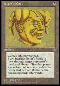 MTG English Jester's Mask NM Normal Ice Age - Image 1