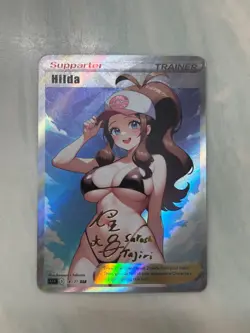 Pokemon Waifu Trainer Foil Goddess Story Waifu Card Girl Holo Anime Super - Image 1