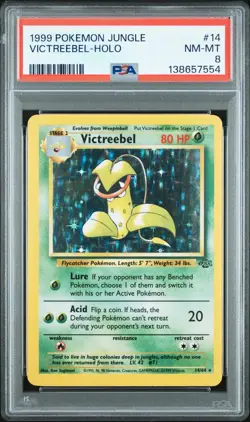 Pokemon Karte/card - Victreebel Sarzenia 14/64 - Jungle - PSA 8 - Near Mint - Image 1