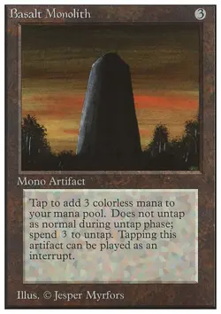 MTG BASALT MONOLITH IT EXC - MONOLITO DI BASALTO - FWB - MAGIC - Image 1