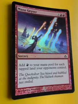 Mana Geyser. FOIL . Fifth Dawn. sorcery Magic the Gathering Card. - Image 4