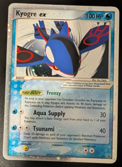 2006 Pokemon Kyogre ex 037 Black Star Promo - Image 1