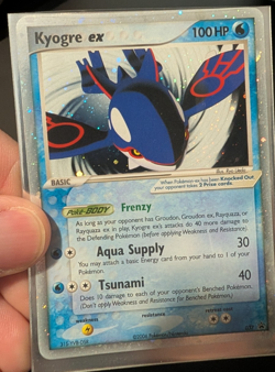 2006 Pokemon Kyogre ex 037 Black Star Promo - Image 3