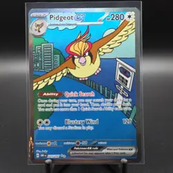 Pokemon Pidgeot ex Special Illustration Rare Holo SV03 Obsidian Flames 225/197 - Image 1