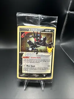 Pokemon Greninja Gold Star Promo Holo SWSH144 Celebrations Sealed A - Image 1