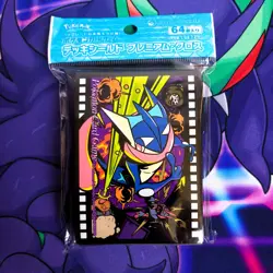 Pokemon Center Japan Exclusive Greninja Midnight Agent Sleeves-UK Stock, Unused - Image 2