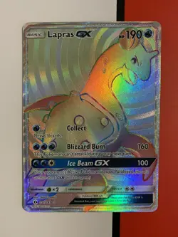 Pokemon Lapras GX Sun And Moon 151/149 Secret Rare NM - Image 1