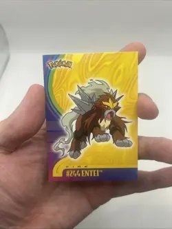 2001 Topps Pokemon Johto #244 Entei TV Animation Edition Nintendo LP - Image 3