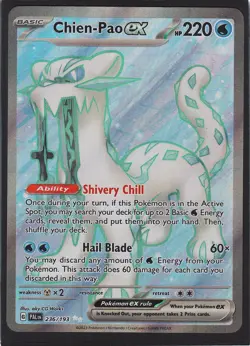 Chien-Pao ex 236/193 Ultra Rare Paldea Evolved Pokemon Holo NM - Image 1