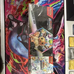 Pokemon Prismatic Evolutions Surprise Box 2-Pack Booster Bundle Eevee 2024 - Image 1