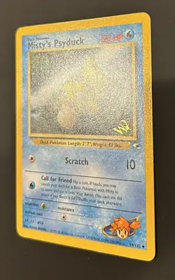 Pokemon Misty’s Psyduck [W Stamped] 54/132 Wotc Promo Regular - Image 3