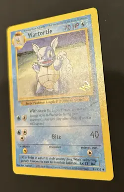 Pokemon Wartortle [W Stamped] 63/130 Wotc Promo Regular - Image 2