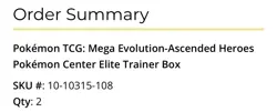 Ascended Heroes Pokemon Center Elite Trainer Box (ETB) - PRESALE 2/20/26 - Image 4