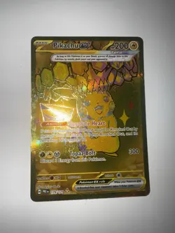 Pokemon TCG English Prismatic Evolutions Pikachu ex Hyper Rare Gold 179/131 NM - Image 2