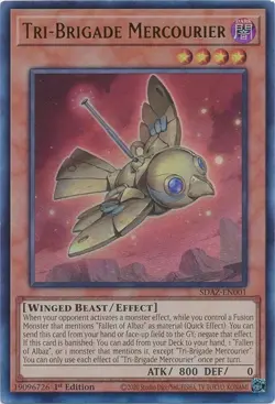 Yugioh - Tri-Brigade Mercourier (Ultra Rare) (1st Edition) - SDAZ-EN001 LP - Image 1