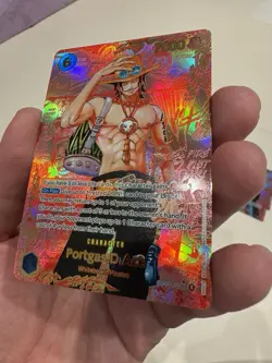 One Piece CCG Portgas D. Ace Op13-119 Red Manga English Sec Proxy Custom Card - Image 5