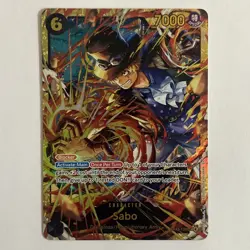One Piece Tcg Sabo (120) OP13-120 SEC Carrying On His Will Foil NM Single! - Image 1