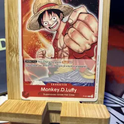 P-001 Monkey.D.Luffy Promo Pack 2022 Promo Pre-errata One Piece TCG English Card - Image 3
