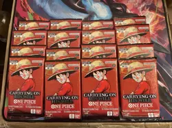 Lot Of 16 One Piece OP13 Carrying On His Will Booster Pack ENG New Loose Pack - Image 1