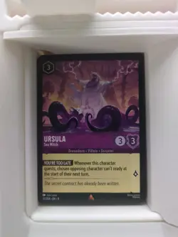 Disney Lorcana Fabled Ursula Sea Witch 37/204 Rare - Image 1