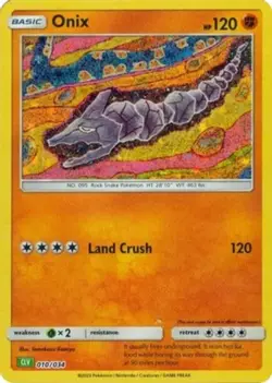 Onix - 010/034 - Classic Collection - Holo - NM - Trading Card Game Classic - Image 1