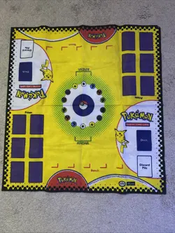 1999 Pokemon Trading Card Game TCG CCG Play Mat Wizards of the Coast - VINTAGE - Image 1